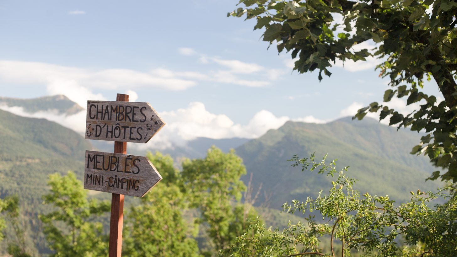 Trailhead signage at the entrance to a Thailand national park