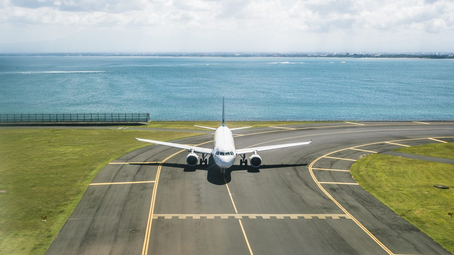 Aircraft on the tarmac at a Thailand island gateway airport