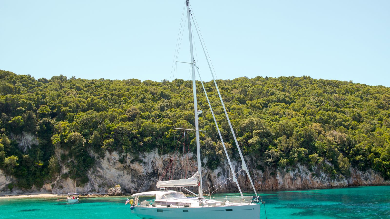 Catamaran sailing turquoise Andaman waters — Explera yacht charters