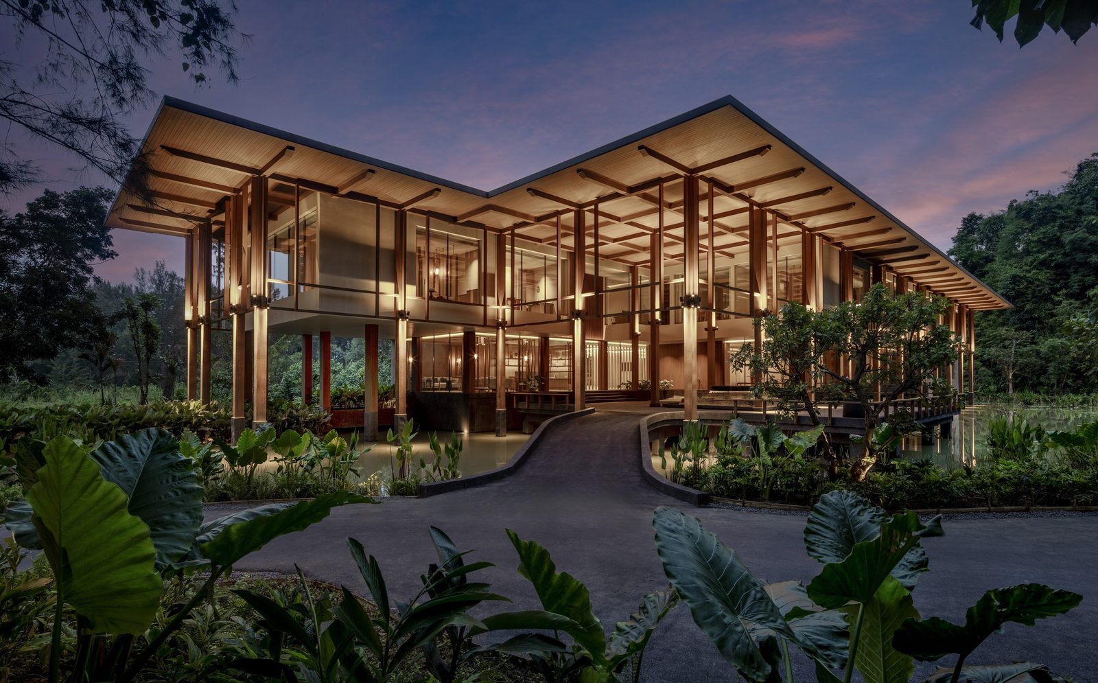 Two-storey Layan Life by Anantara wellness building at Anantara Layan Phuket Resort