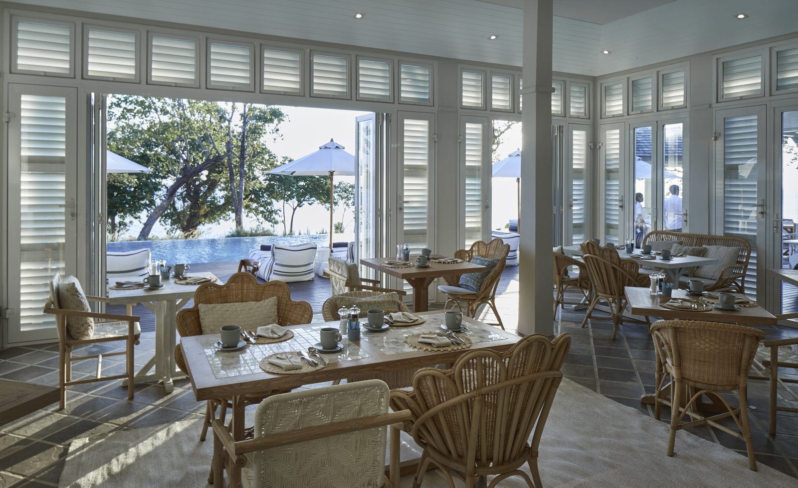The Hornbill Restaurant dining room at Cape Kudu Hotel, Koh Yao Noi