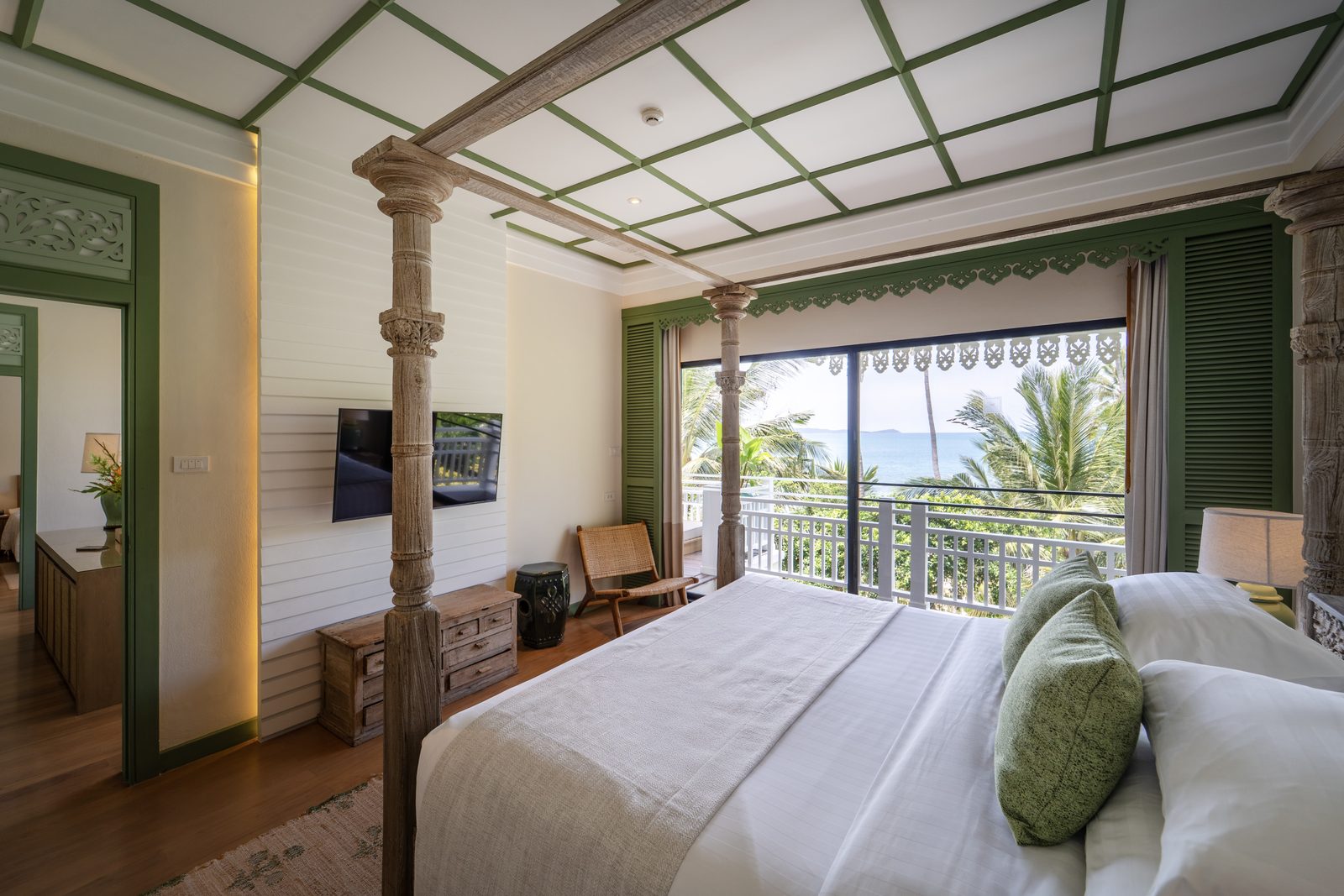 Bedroom in a Panwa 2-Bedroom Pool Villa at Cape Panwa Hotel, Phuket