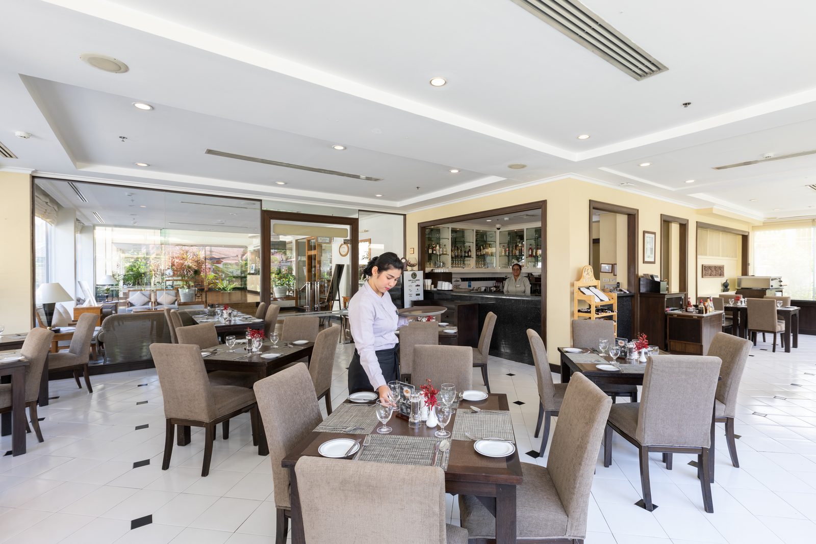 California Steak Restaurant dining room at Classic Kameo Hotel, Sriracha