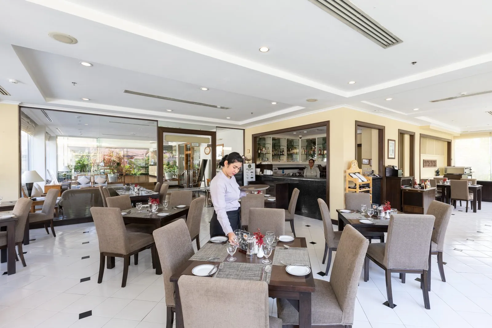 California Steak Restaurant dining room at Classic Kameo Hotel, Sriracha