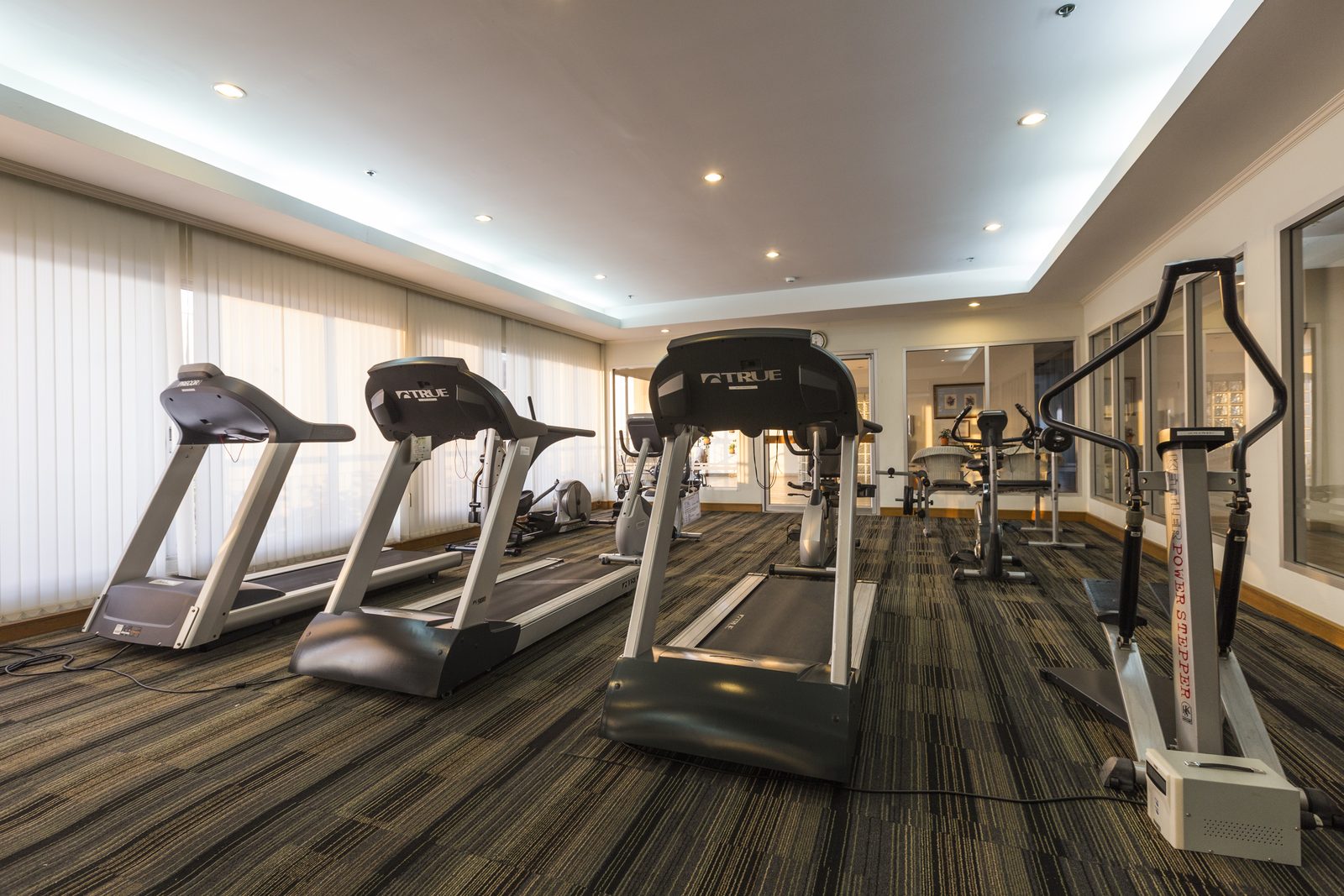 Fitness centre with treadmills at Classic Kameo Hotel, Sriracha