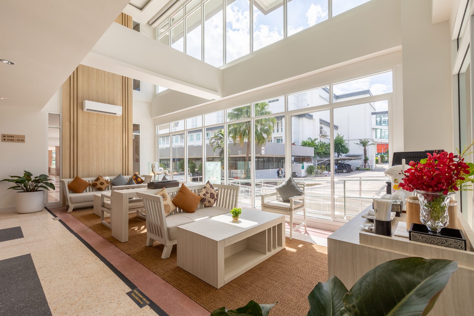 Lobby lounge at Kameo Residences, Korat