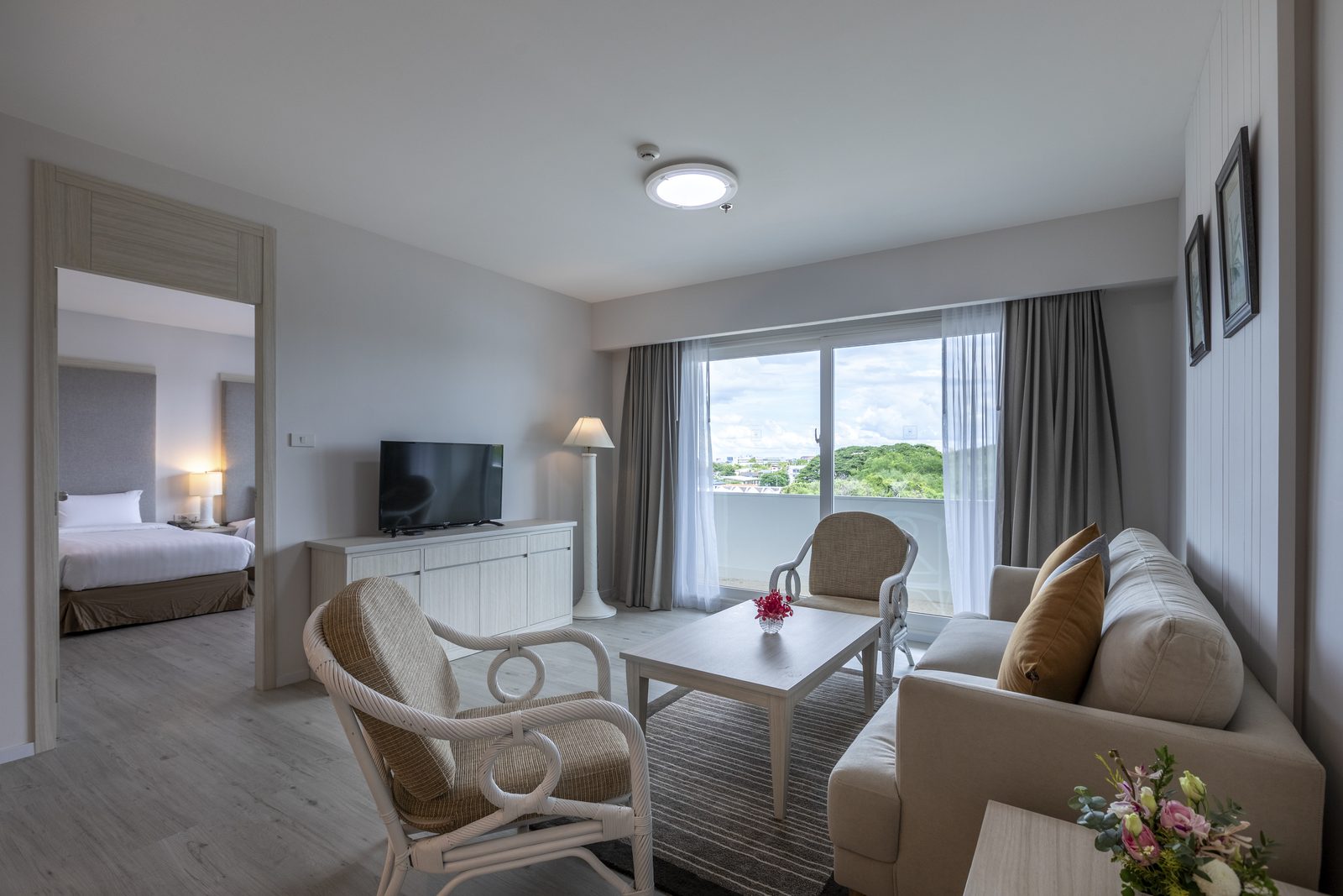 Two Bedroom Suite living room at Kameo Residences, Korat