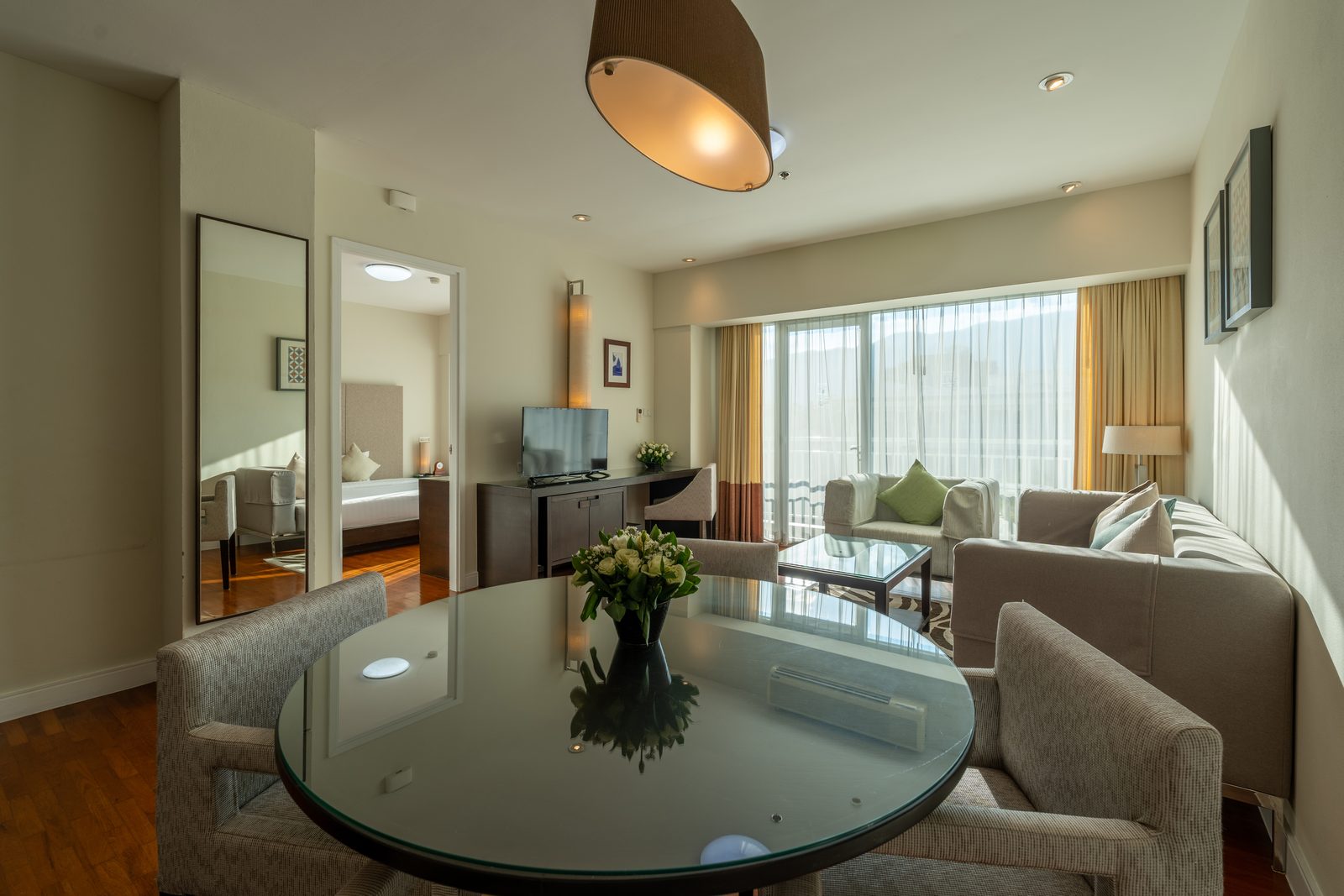One Bedroom Suite living and dining area at Kantary Hills Hotel, Chiang Mai