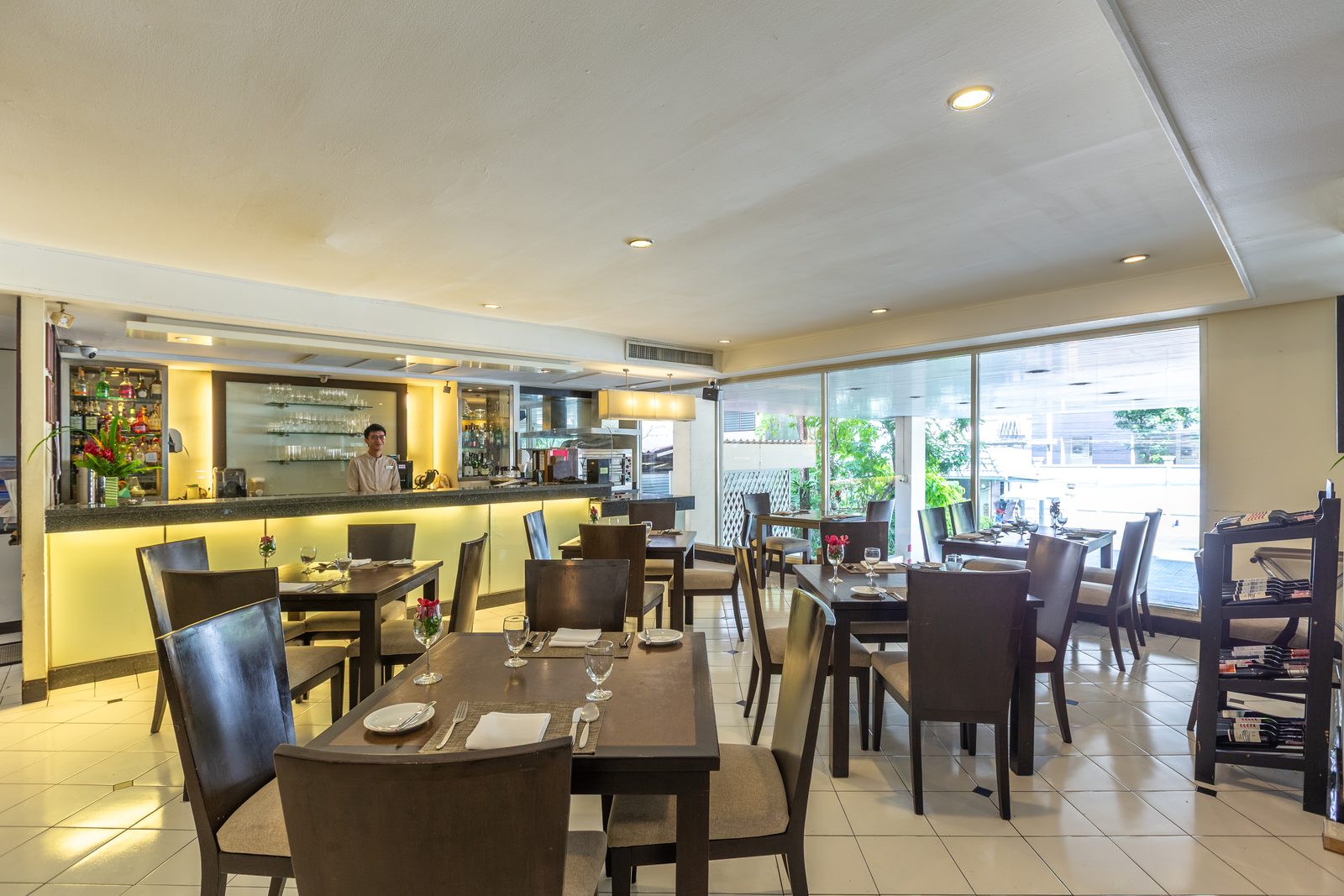 The Orchard Restaurant dining room at Kantary House Hotel, Bangkok