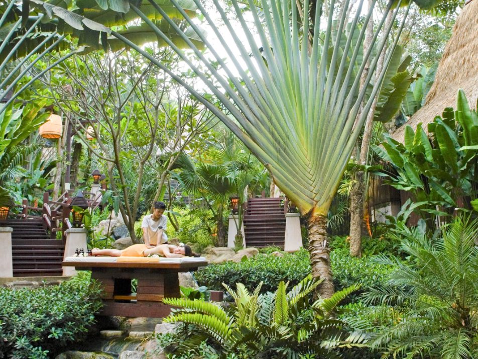 Garden setting of Pimalai Spa, Koh Lanta
