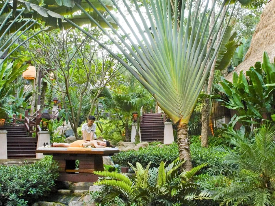 Garden setting of Pimalai Spa, Koh Lanta