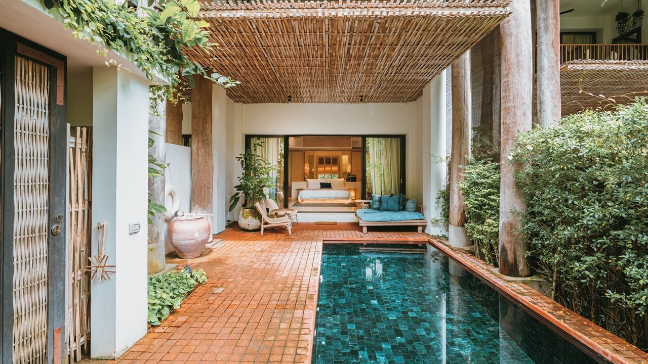 Kraam Pool Suite private pool and terrace at Raya Heritage