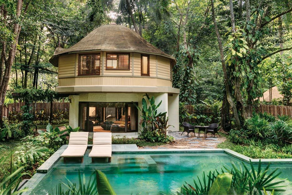 Pool Pavilion with its private pool in a tropical garden at Rayavadee