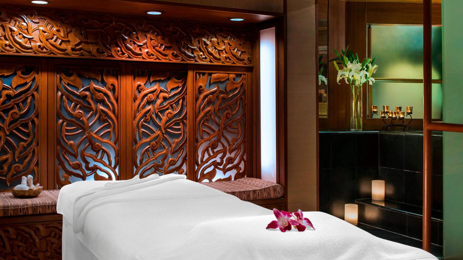 Treatment suite at The Grande Spa, Sheraton Grande Sukhumvit