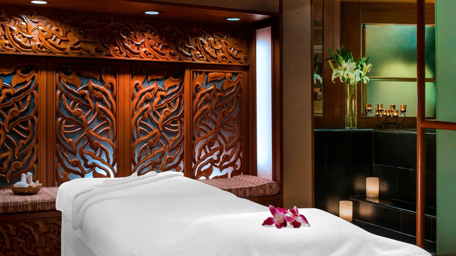 Treatment suite at The Grande Spa, Sheraton Grande Sukhumvit