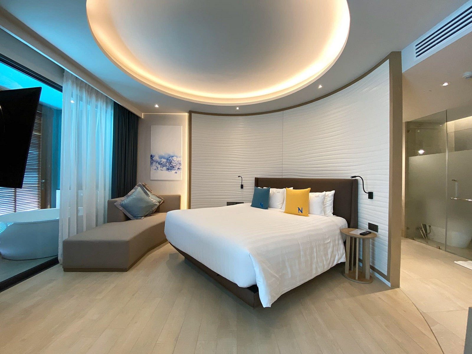 Junior Suite bedroom at The Nature Phuket