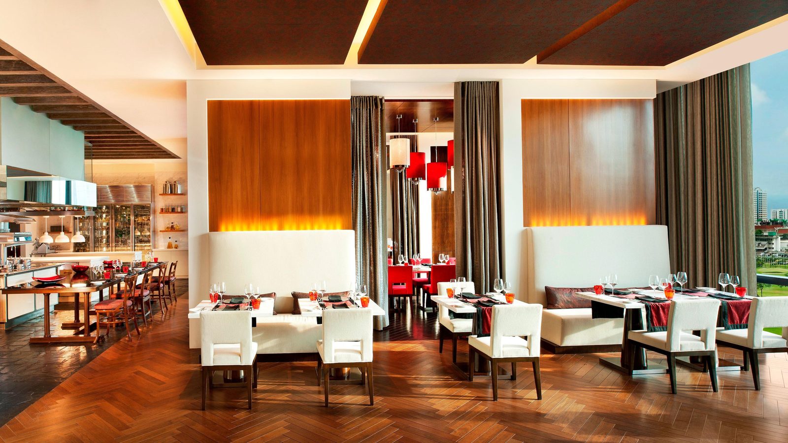 VIU restaurant with its open kitchen at The St. Regis Bangkok