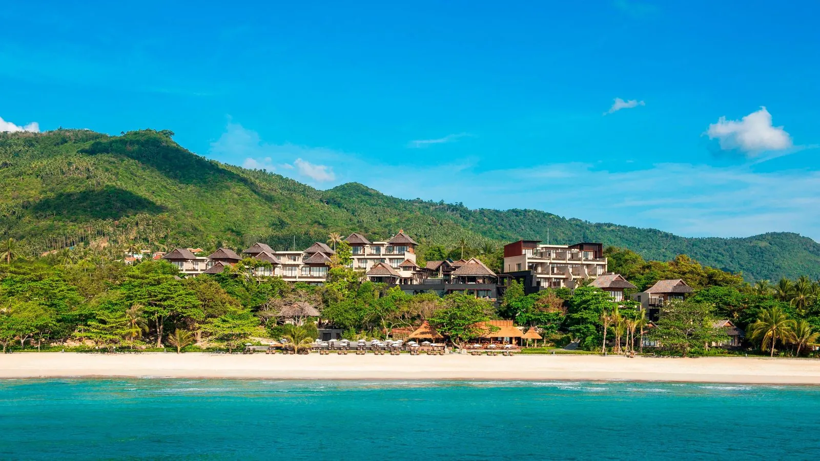 Vana Belle resort on the forested hillside above Chaweng Noi Beach, Koh Samui